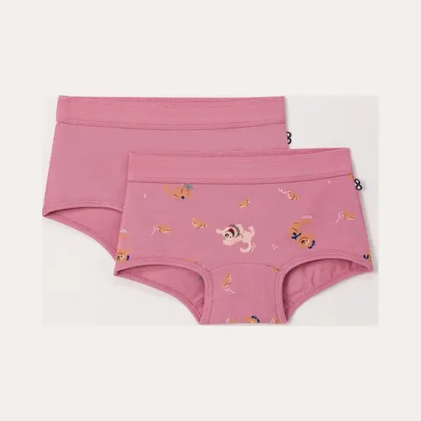 Woody Duopack Boxershort Meisjes - Roze - Labradoodle All-overprint - 242-10-Shd-Z/065 - Maat 92 thumbnail