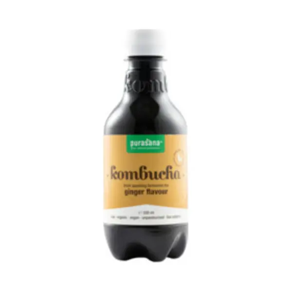6x Purasana Kombucha Drank Gember Bio 330 Ml thumbnail