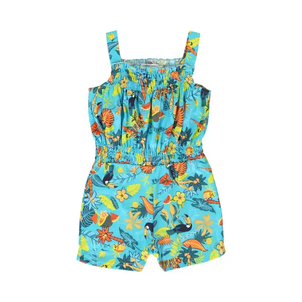 Lemon Beret Jumpsuit Meisjes - Blauw - 152884 - Maat 116 thumbnail