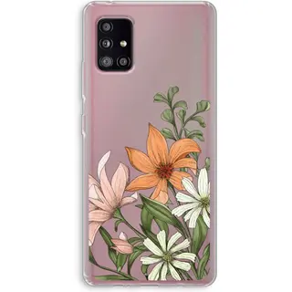 Case Company® - Hoesje Geschikt Voor Samsung Galaxy A51 5G Hoesje - Floral Bouquet - Soft Cover Telefoonhoesje - Bescherming Aan Alle Kanten En