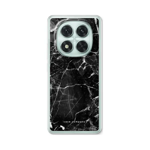 Case Company® - Hoesje Geschikt Voor Xiaomi Poco X7 Hoesje - Zwart Marmer - Soft Cover Telefoonhoesje - Bescherming Aan Alle Kanten En Schermrand thumbnail