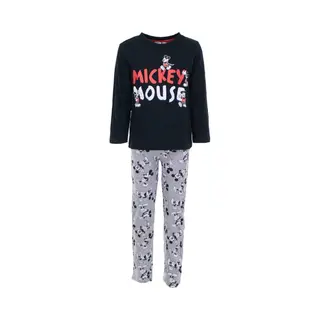 Kinderpyjama - Mickey Mouse - Zwart/Grijs - Maat 92