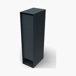 Geroba Pakketbrievenbus Pakun Antrasietgrijs (RAL7016) - 300 X 450 X 1200 Mm