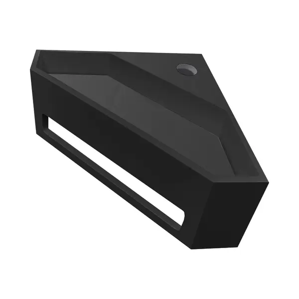 Bally Julia Hoekfontein Solid Surface 35x35x16cm Mat Zwart thumbnail