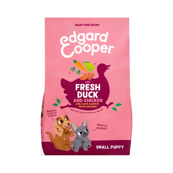 Edgard & Cooper Hondenvoer Droog Puppy Small Eend&Kip - 3 Kg thumbnail