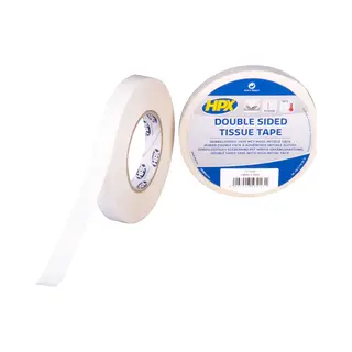 Hpx Dubbelzijdige Tissue Tape - Wit 19mm X 50m