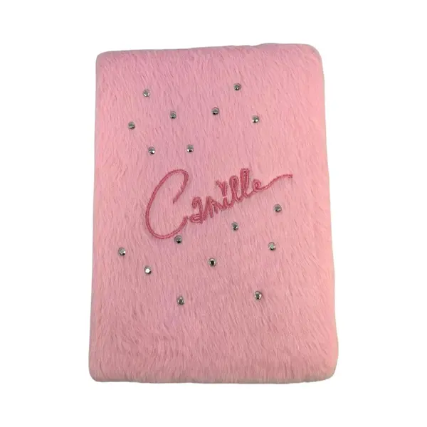 Camille Dhont - Camille Fluffy Notebook A5 Roze thumbnail