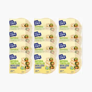 WeCare - Lower Carb - Tortillas - Naturel - 12 X 160 Gr