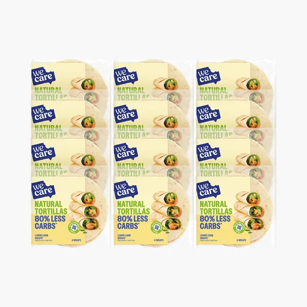 WeCare - Lower Carb - Tortillas - Naturel - 12 X 160 Gr thumbnail