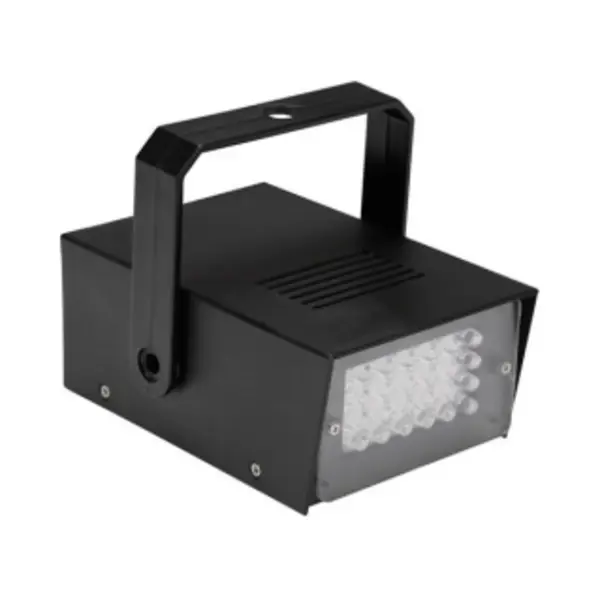 Hq Power - Mini-stroboskop Mit Weißen Leds - 24 Leds - Batteriebetrieben thumbnail