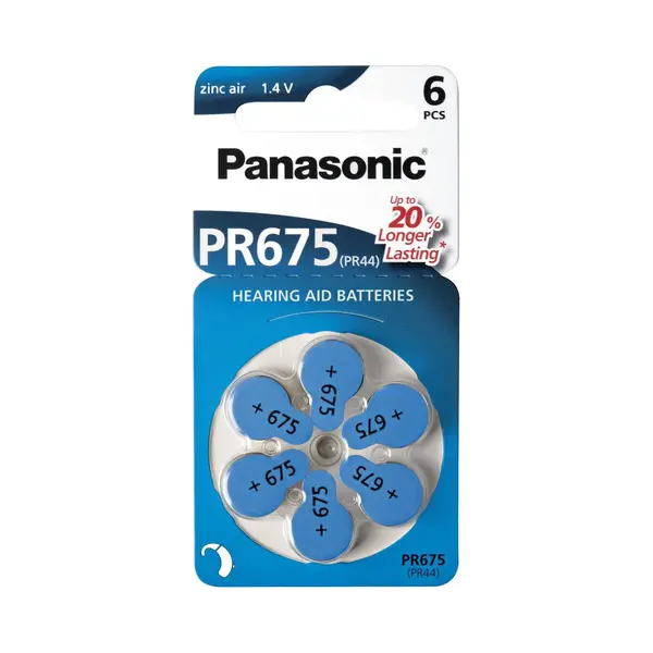 Panasonic PR675 Cellen Zinc Air 6x thumbnail