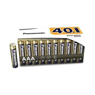 Panasonic - Aaa Batterijen - Everyday Power - Extra Value Pack - 40 Stuks