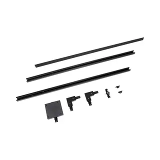 Lucide Track Starterset - 1-fase Railsysteem - 2 Meter - Zwart