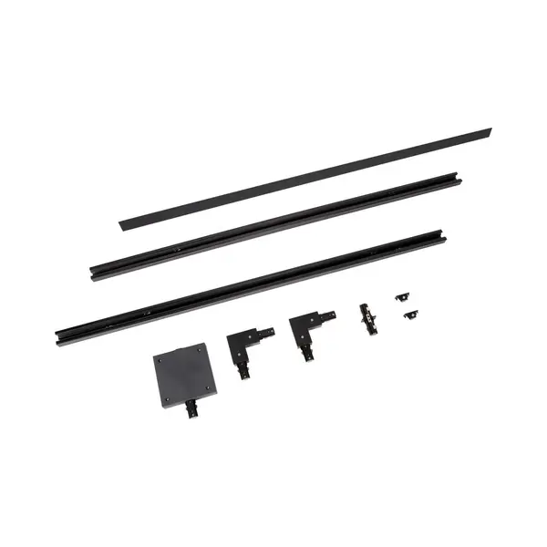 Lucide Track Starterset - 1-fase Railsysteem - 2 Meter - Zwart thumbnail