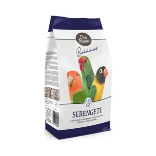 5x Deli Nature Grote Parkieten Serengeti Birdelicious 800 Gr
