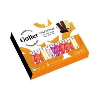 Geschenkbox Mit Schokoladenriegeln Galler Mini Batons Collection, 18 Stk.