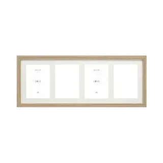 Deknudt Frames Deknudt Rahmen S66Kb4-10.0X15.0 Bilderrahmen Naturfarbe, 4 Bilder Vertikal