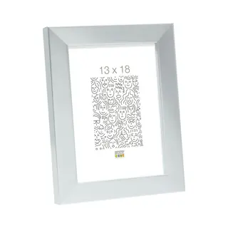 Deknudt Frames Fotolijst S45RD3 - Zilver - Hout - 13x18 Cm