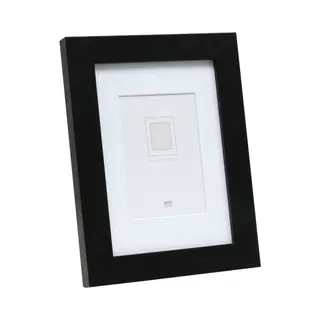 Deknudt Zwarte fotokader met witte passe-partout S66KF2 P1