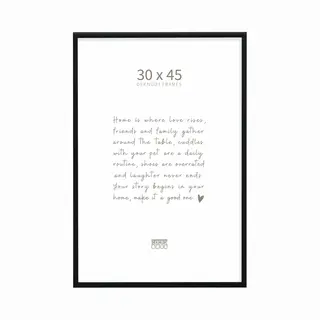 Deknudt Frames Fotolijst S027K2 - Smal Zwart Aluminium - Foto 30x45 Cm