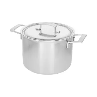 Demeyere - Industry 5 Soeppan Met Deksel 24 Cm - Rvs - Dichte Rand
