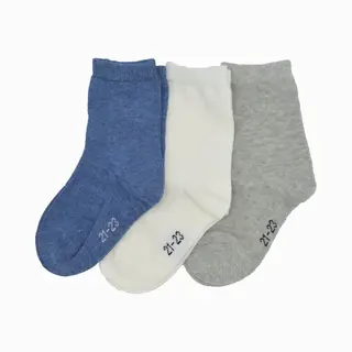 inter socks Baby Bio Sokken - 12 Baby Sokjes - Jongens & Meisjes - Maat 19-20 - 80% Hoogwaardige Biologisch Katoen - Naadloos Aan De Teen
