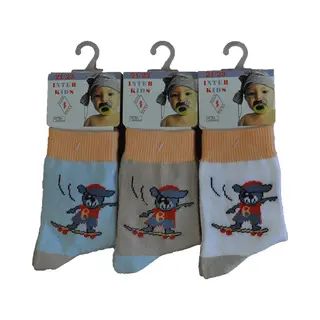 inter socks Baby / Kinder Sokjes Skate - 19/20 - Jongetje - 90% Katoen - Naadloos - 12 Paar - Chaussettes Socks