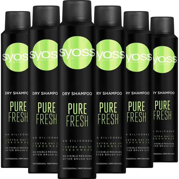 Syoss Pure Fresh Droogshampoo 6x 200ml thumbnail