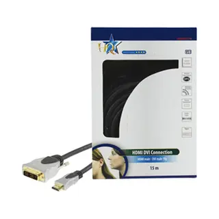 Hq SS5551/15 15 m Hdmi Dvi-D Zwart