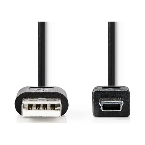 Nedis CCGT60300BK10 Usb-kabel Usb 2.0 1 m Usb A Mini-Usb A Zwart thumbnail