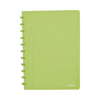 Atoma Trendy Schrift, Ft A4, 144 Bladzijden, Gelijnd, Transparant Groen