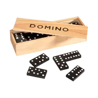 Merkloos Dominospel In Doosje 15 Cm - .