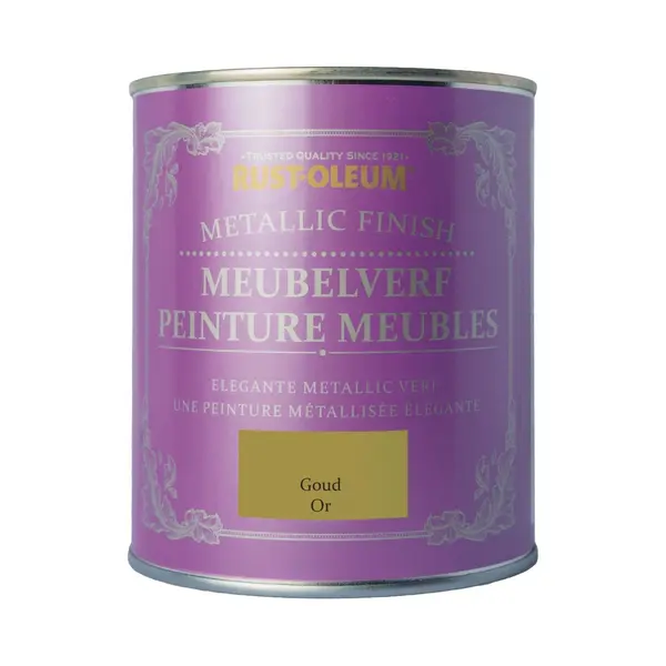 Rust-Oleum Meubelverf Metallic Goud 750ml thumbnail