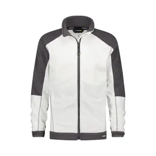 Dassy® Kazan Zweifarbige Fleecejacke - Größe Xl - Weiß/Zementgrau