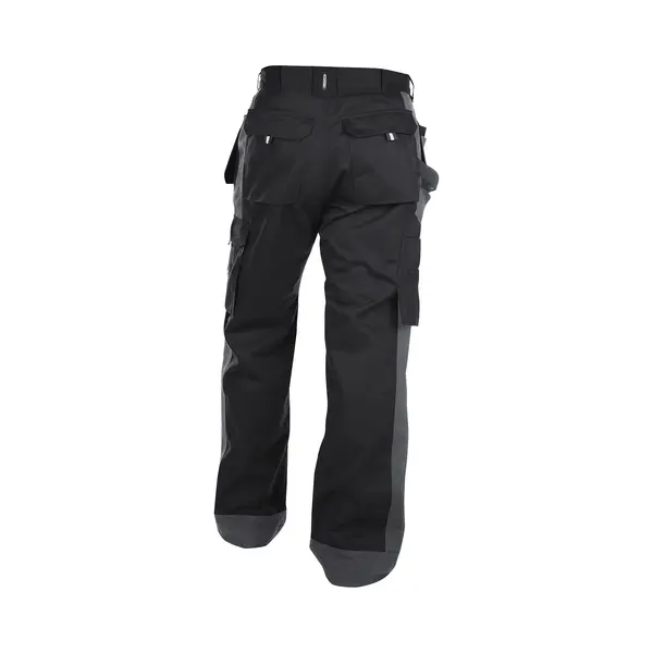 Dassy Seattle Zweifarbige Arbeitshose Mit Holstertaschen Und Kniepolstertaschen, Schwarz/zementgrau, Schrittlänge Standard, Größe 48 thumbnail