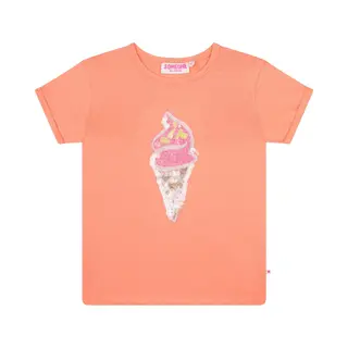 Someone Lou-Sg-02-B Meisjes T-shirt - Coral