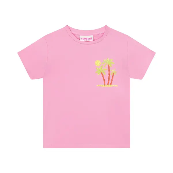 Someone Faro-Sg-02-B Meisjes T-shirt - Pink thumbnail