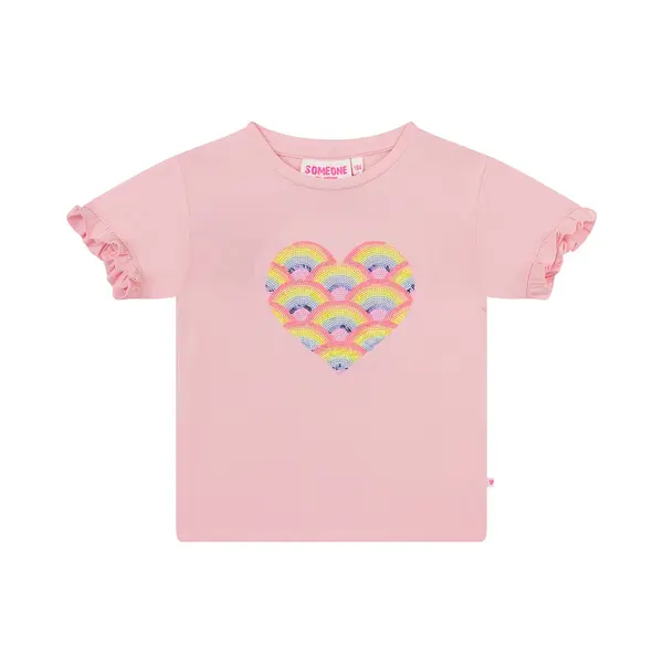 Someone Faro-Sg-02-A Meisjes T-shirt - Light Pink thumbnail
