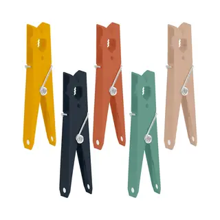 Urban Living Jumbo Size Wasknijpers - 24x - Kunststof - 9.5 Cm