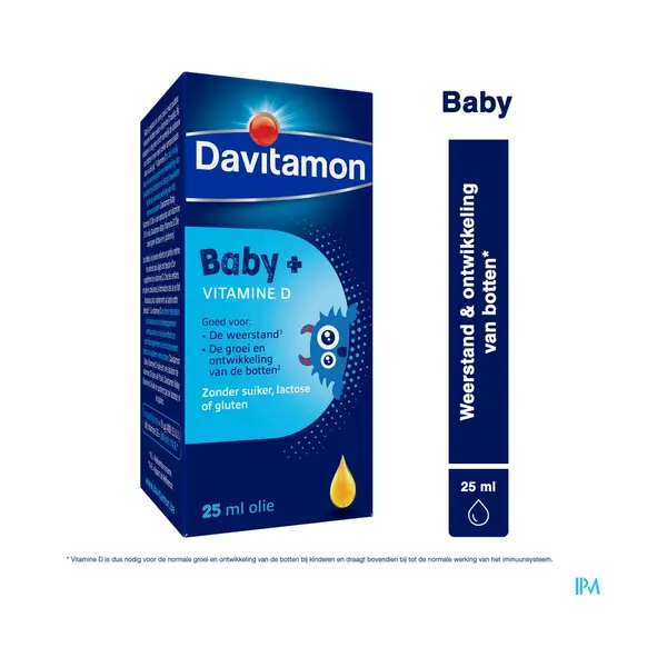 Davitamon Baby Vitamin D Öl | 25 Ml thumbnail