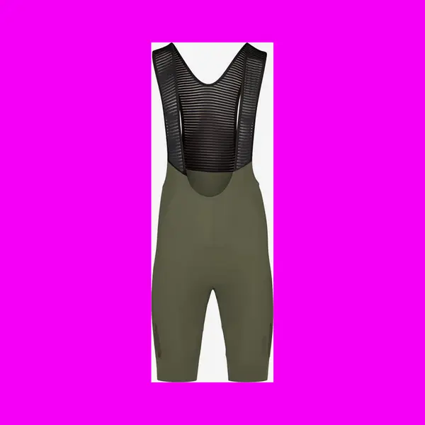 Bioracer Icon - Gravel Fietsbroek Zomer - Heren - Olijf - Ademende Bretellen - Verstevigde Stof - Maat S thumbnail