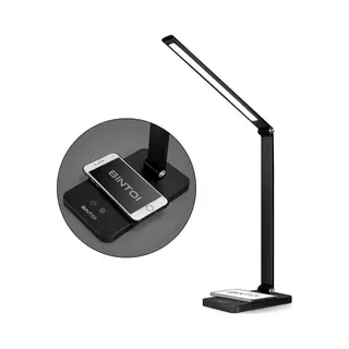 Bintoi® DL200 - Schreibtischlampe Led - Leselampe - Bettlampe - Touch Control - Dimmbar - Weißes Und Warmes Licht