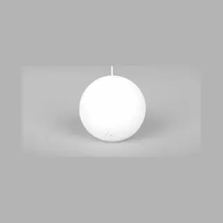 Rasteli Luz Your Senses Kaars- Bolkaars Wit D 10