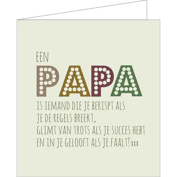 Mailbox - Wenskaart Special Occasions 2017 - Een Papa Is ... thumbnail