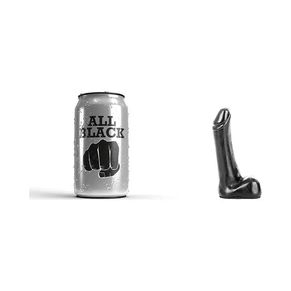 All Black Realistische Dildo Zwart thumbnail