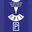 blauw