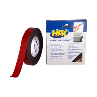 Hpx Dubbelzijdige Hsa Bevestigingstape - Antraciet 25mm X 10m