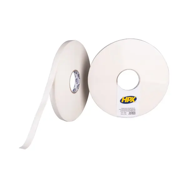 Hpx Dubbelzijdige Bevestigingstape - Wit 19mm X 50m thumbnail