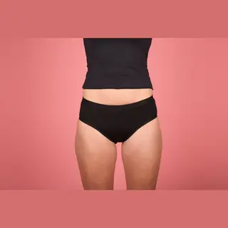 Moi Et Marie®- Menstruatieslip Marie - Hoge Absorptie - Vrouwen - Zwart – Maat Xl