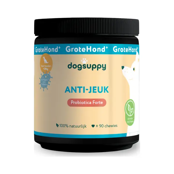DogSuppy Probiotica Forte Anti Juckreiz Große Hunde (ohne Rind) - 90 Stück thumbnail